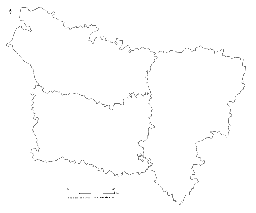 carte gratuite de Picardie