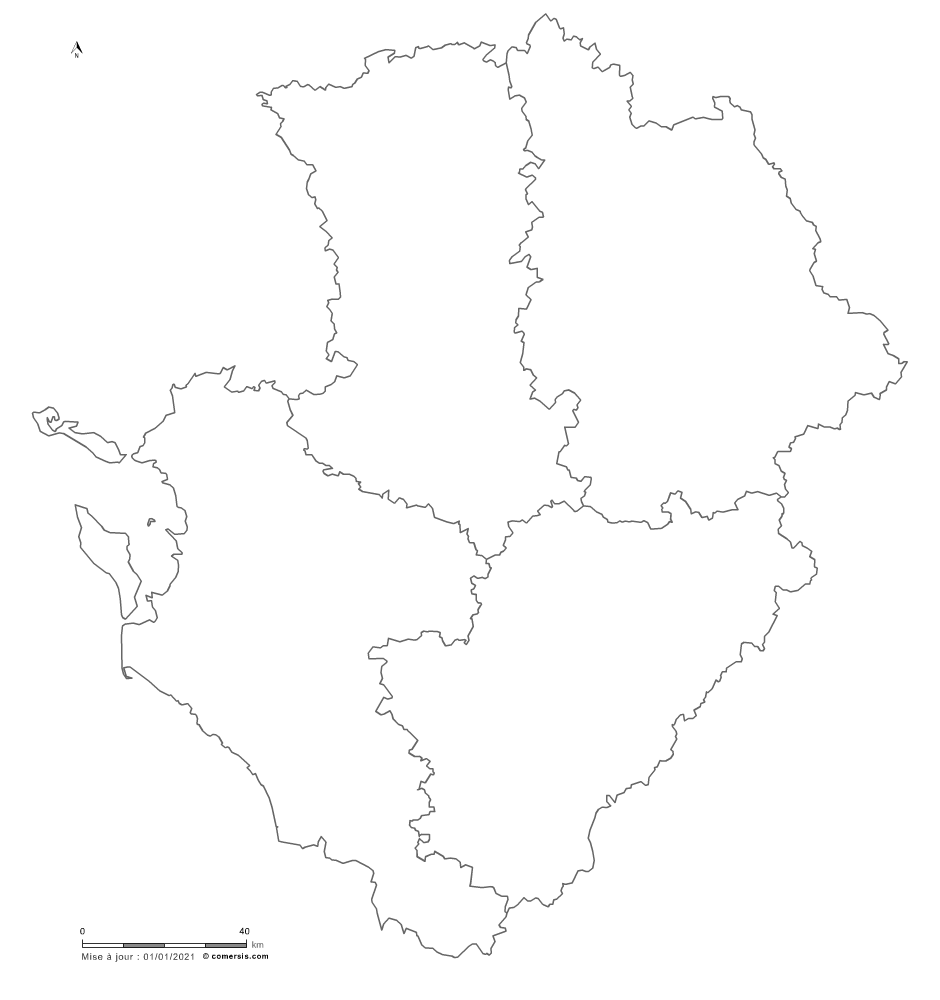 carte gratuite du Poitou-Charentes