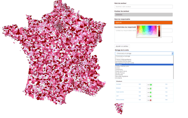 Cartothèque interactive